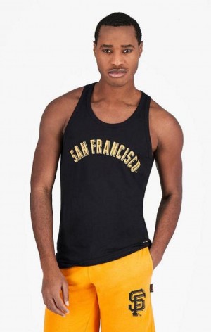 Champion San Francisco MLB Tank Top Erkek Tişört Siyah | 5278-PLSYT