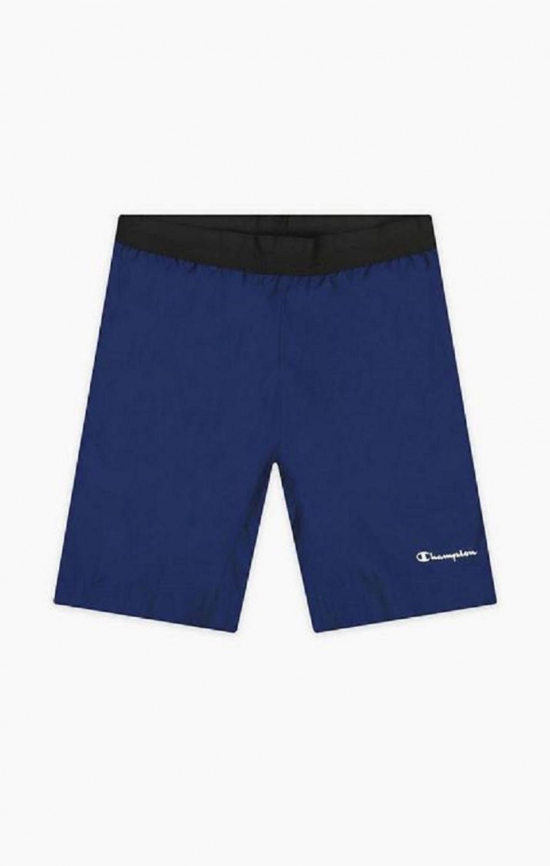 Champion Contrast Waistband Quick Dry Antrenman Shorts Erkek Şort Mavi | 7854-WUKDG