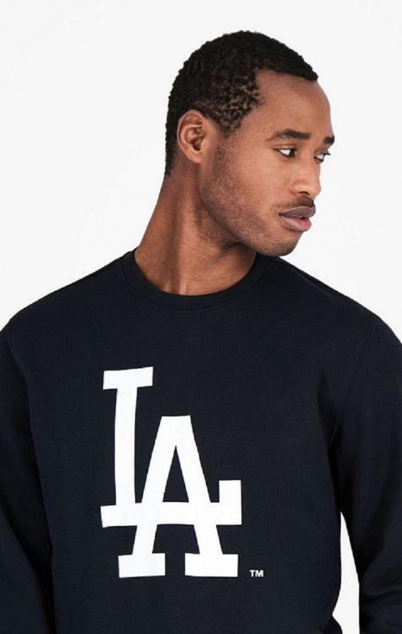 Champion Los Angeles MLB Sweatshirt Erkek Tişörtü Siyah | 6394-BFUCH