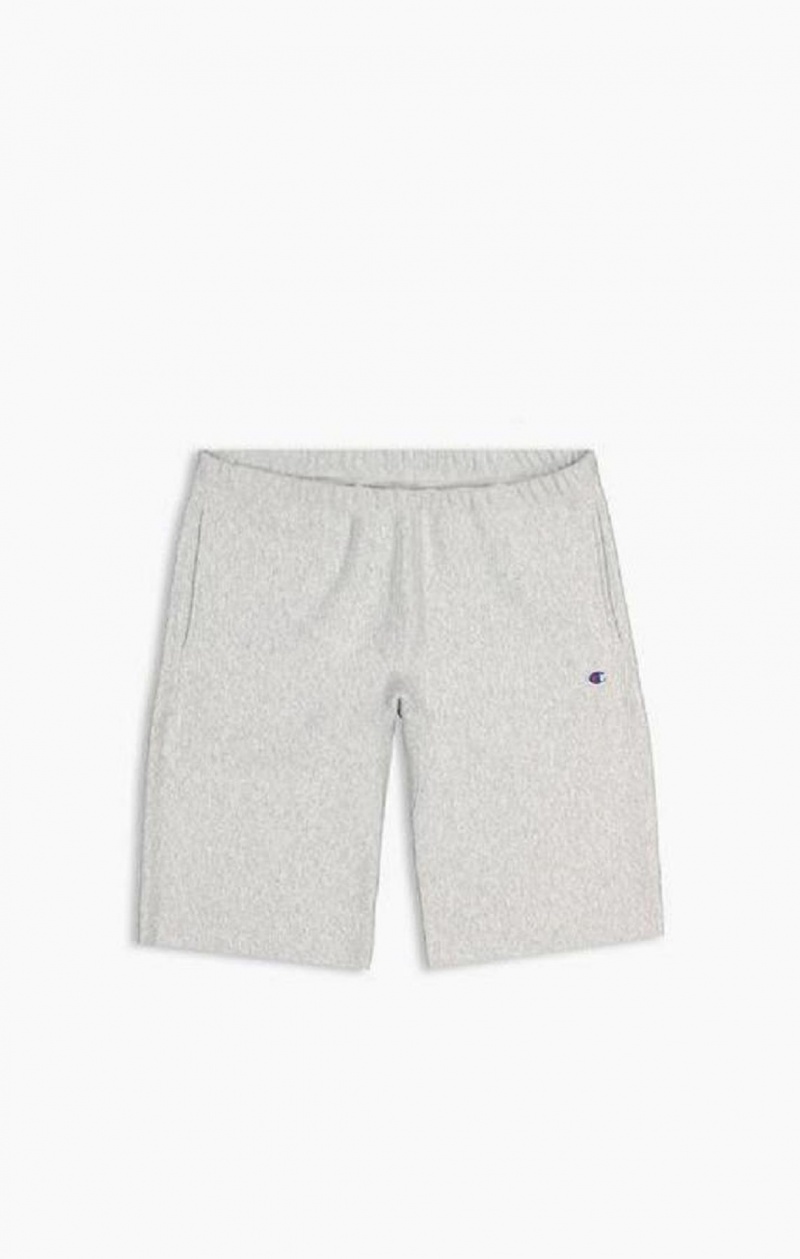 Champion Reverse Weave Long Shorts Erkek Şort Açık Gri | 3081-YRXQB