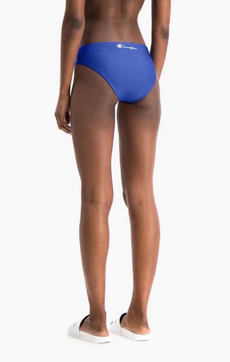 Champion Reversible C Logo High Belli Bikini Bottoms Kadın Mayo Mavi | 3790-ICYSF