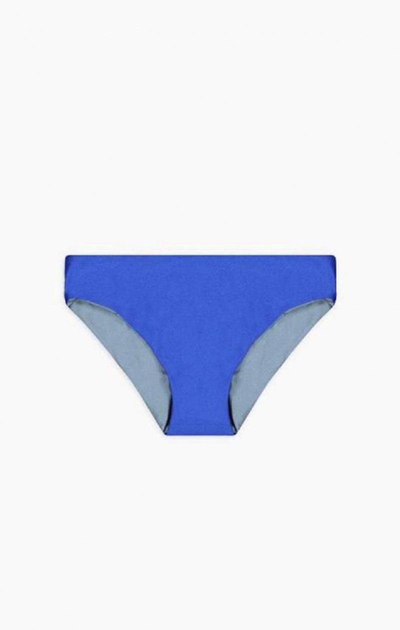 Champion Reversible C Logo High Belli Bikini Bottoms Kadın Mayo Mavi | 3790-ICYSF