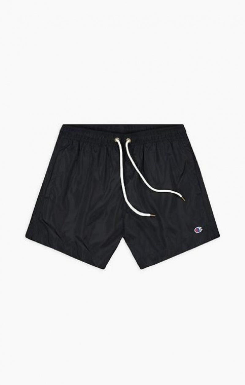 Champion Small C Logo Swim Shorts Erkek Mayo Koyu Mavi | 1587-VPIBS