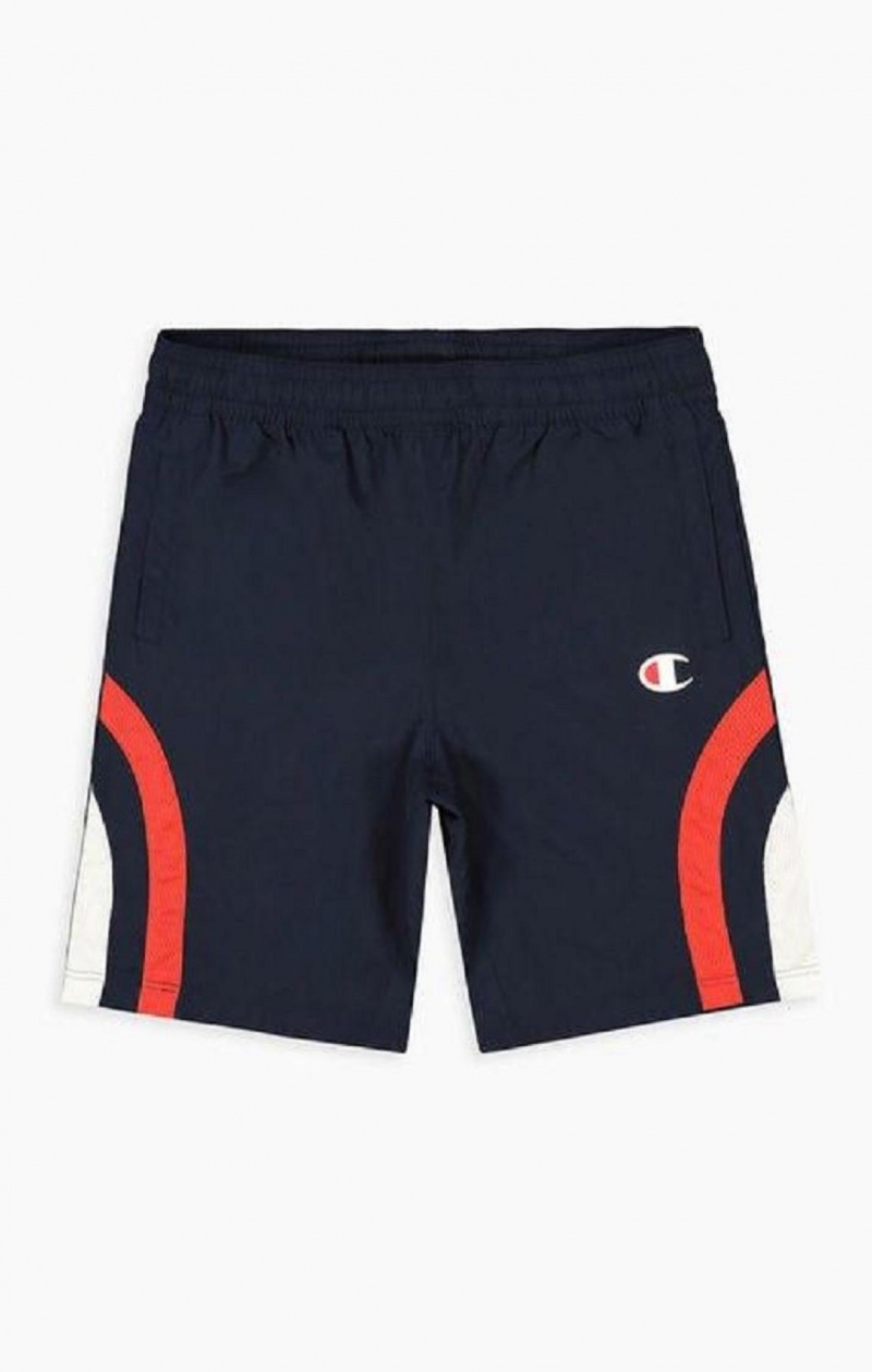 Champion Stripe Detail Parça Shorts Erkek Şort Koyu Turkuaz | 8149-ORZGL