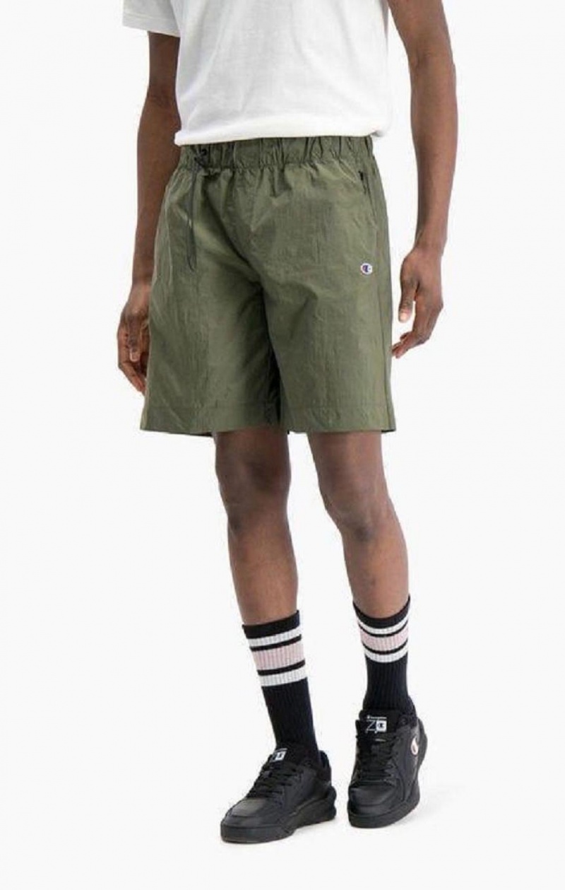 Champion Utility Ripstop Shorts Erkek Şort Yeşil | 1520-IOFSQ