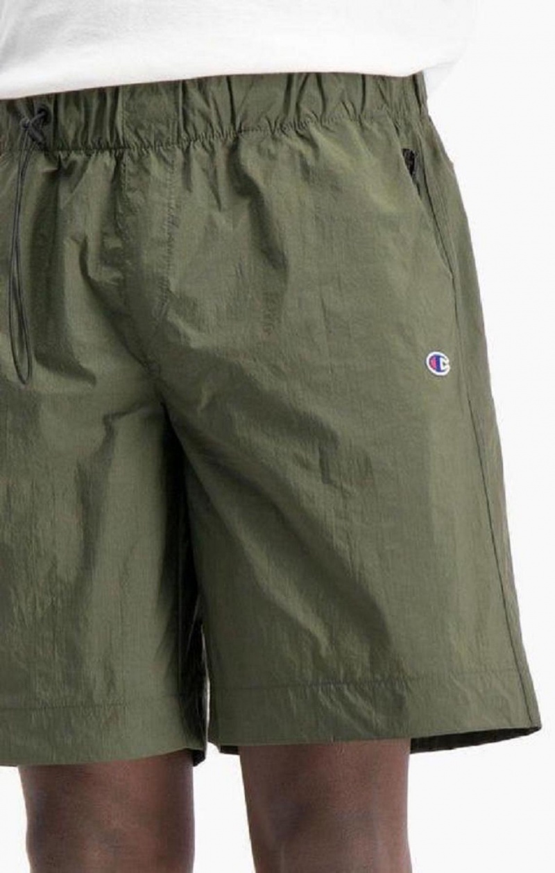 Champion Utility Ripstop Shorts Erkek Şort Yeşil | 1520-IOFSQ